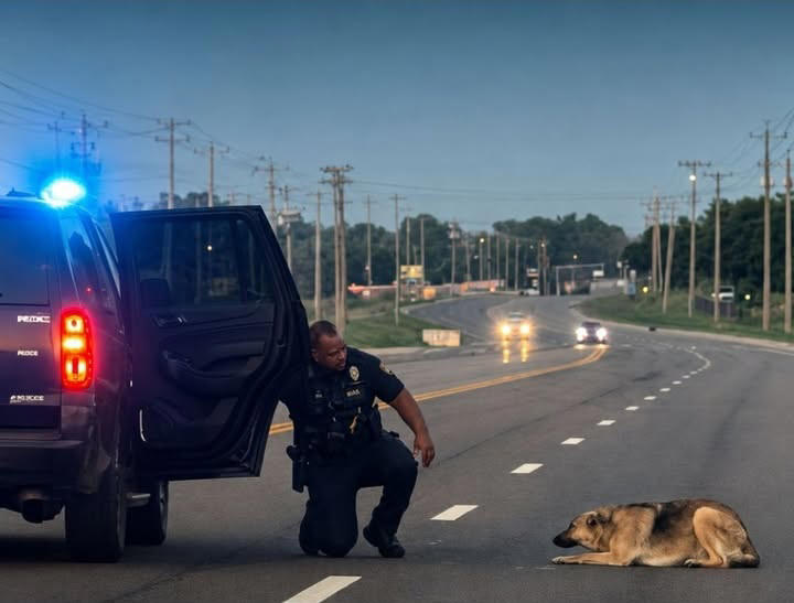 Un agente salva un pastore tedesco sulla strada 4 nello Yukon: il cane ...