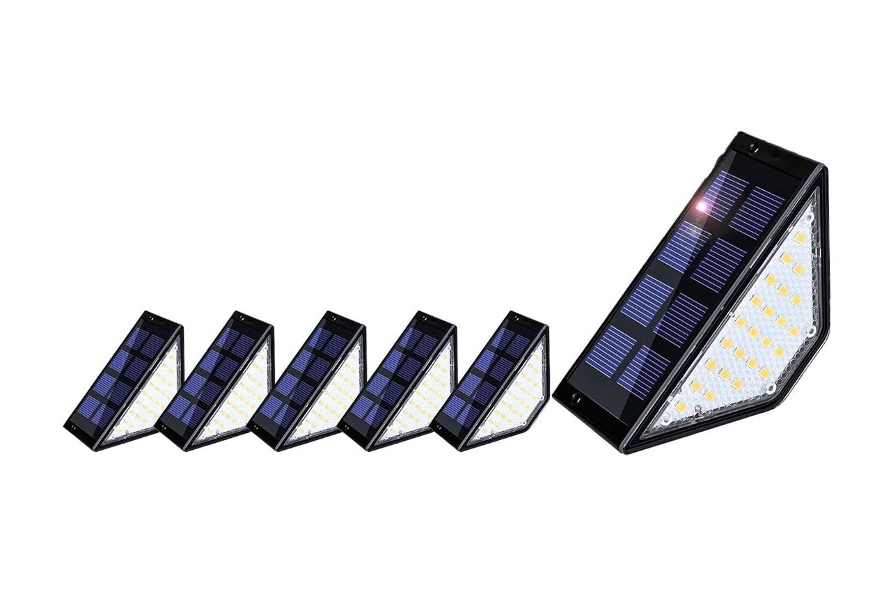 PATIOWIN 6 Pack Solar Step Lights