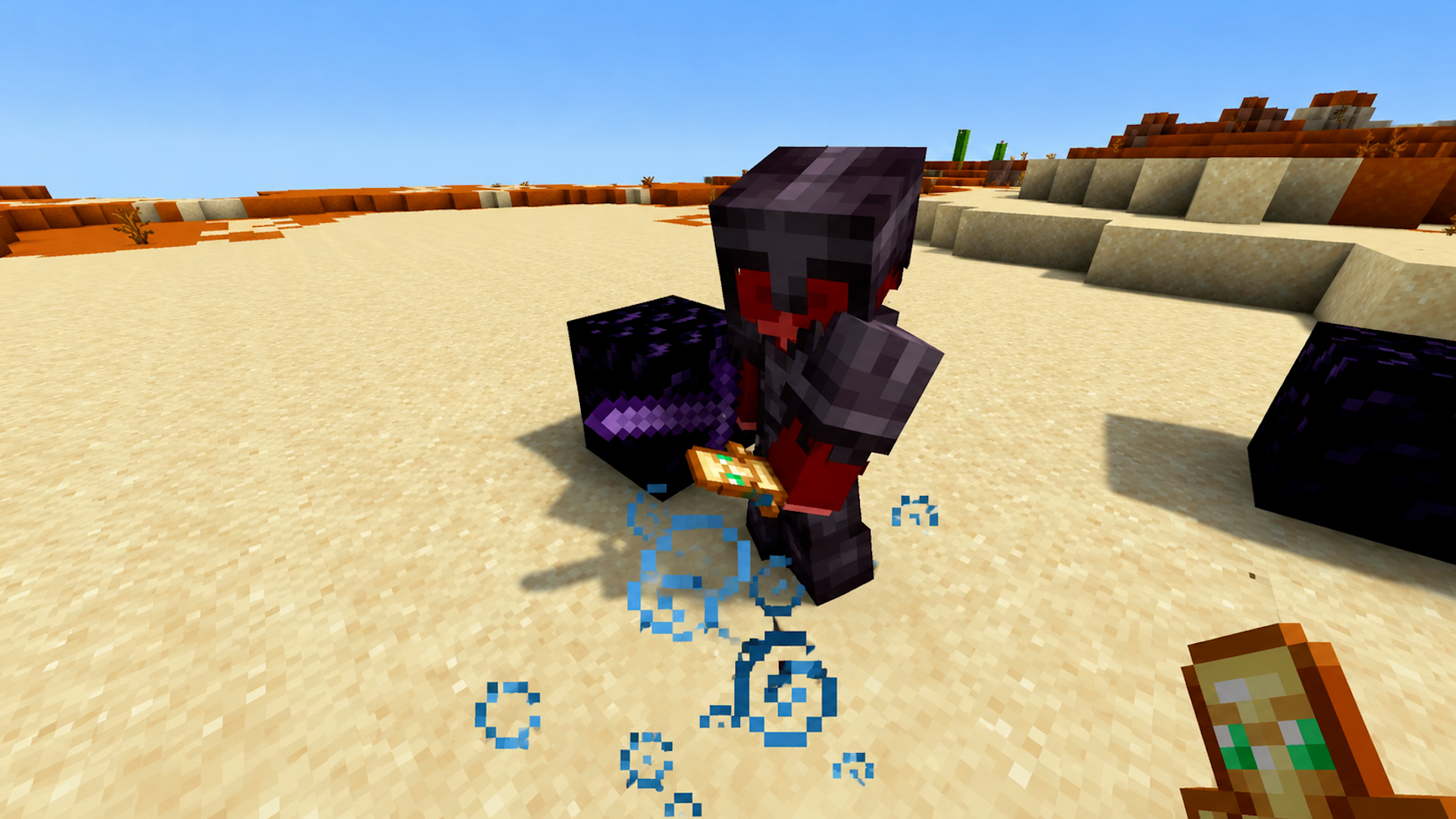 Testing normal protection armor in Minecraft crystal PvP matches