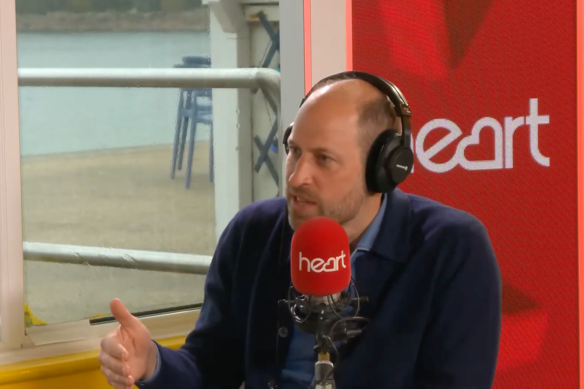 William sends message to Charlotte and Louis during live radio show