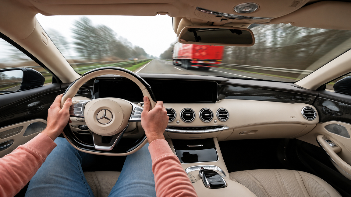Inside the Mercedes-AMG S65 coupe’s V12 top speed run on the Autobahn