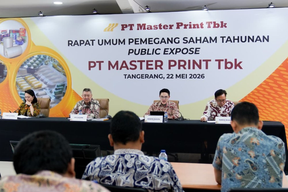 Transformasi Master Print (PTMR) jadi perusahaan holding, siapkan akuisisi