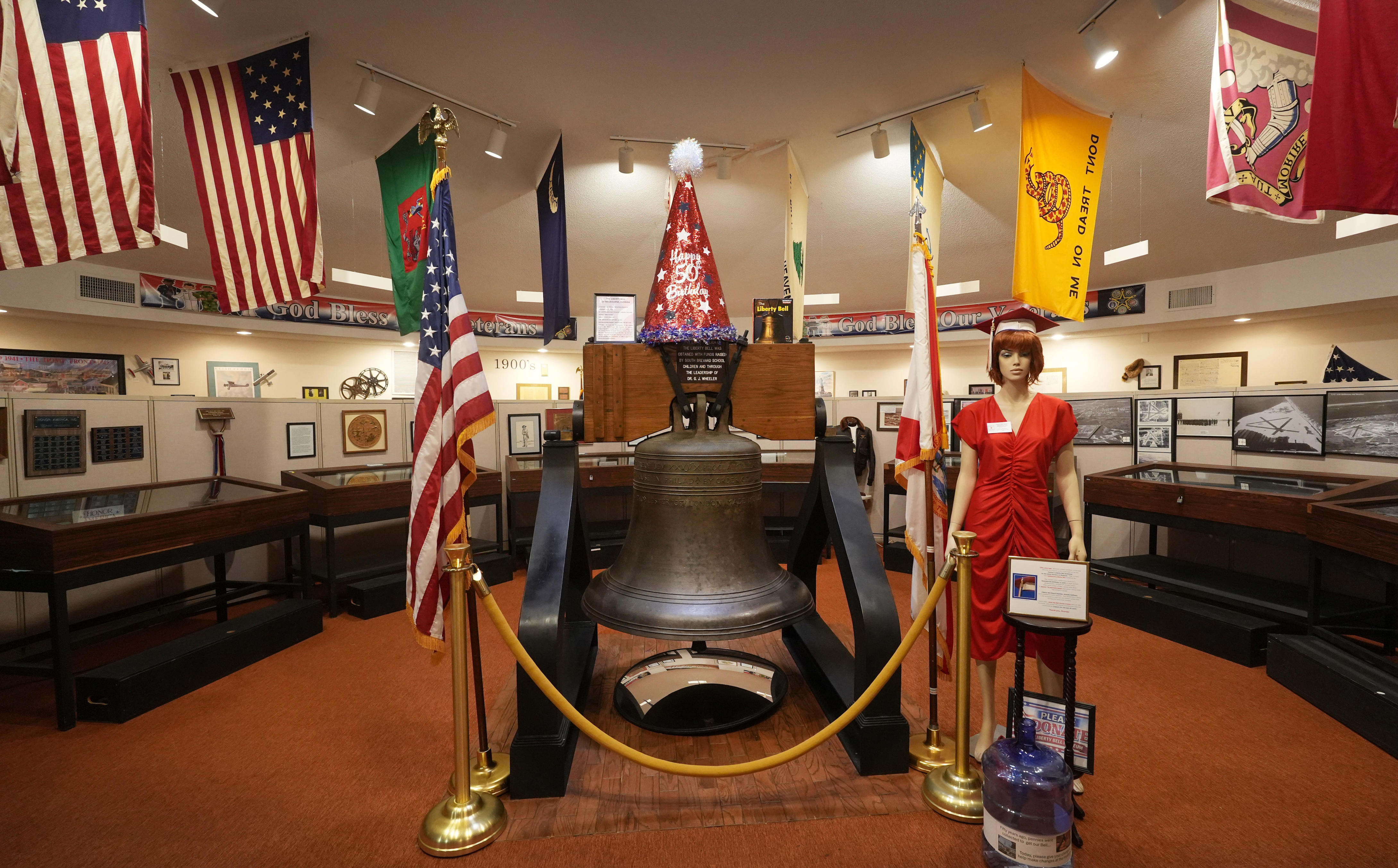Tiny but towering, the Melbourne Liberty Bell Museum rings with pride