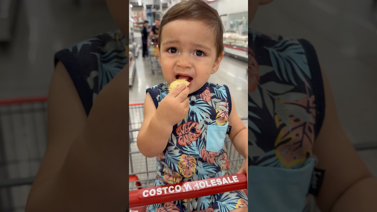 Find out what happened the second time we brought a baby to try Costco ...