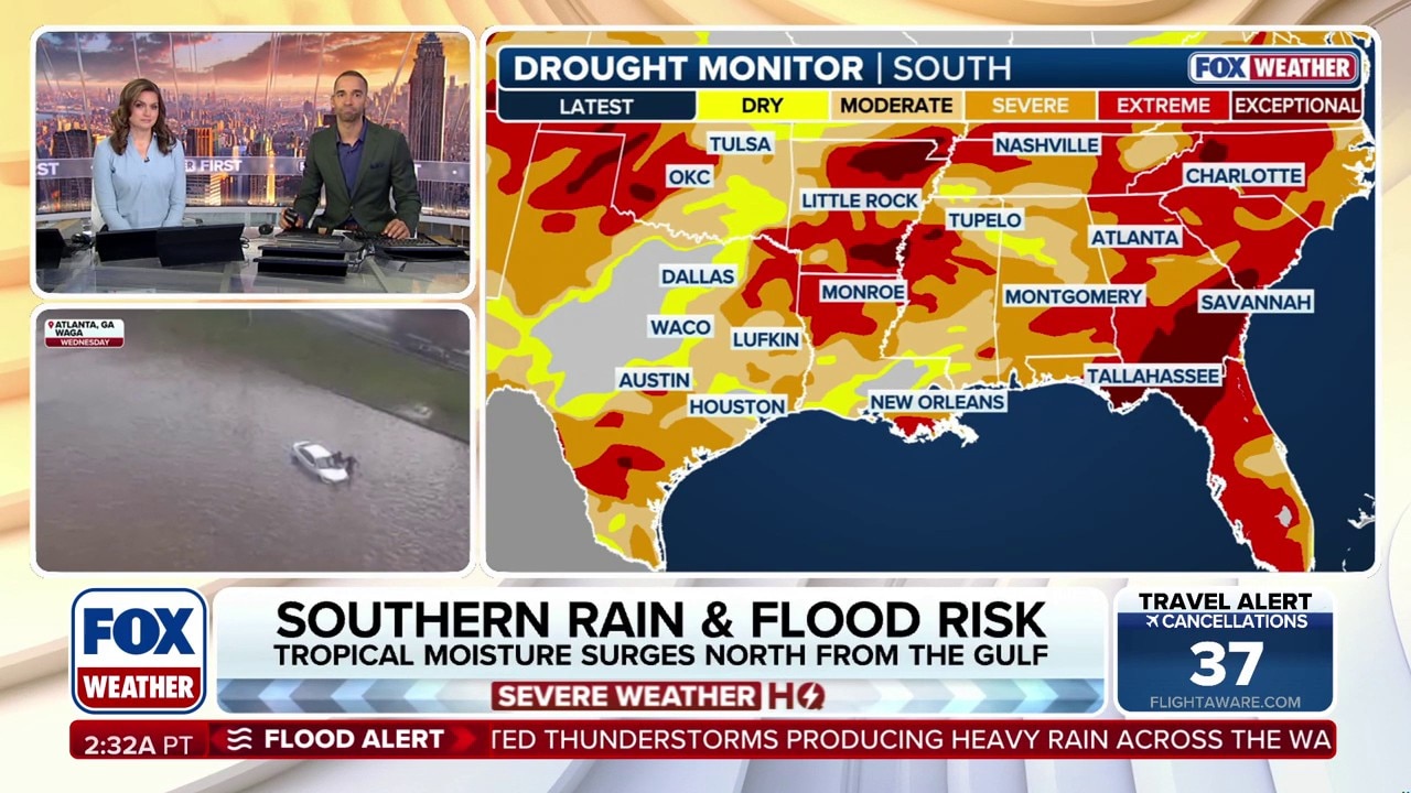 Flood threat increases across the South through Memorial Day weekend