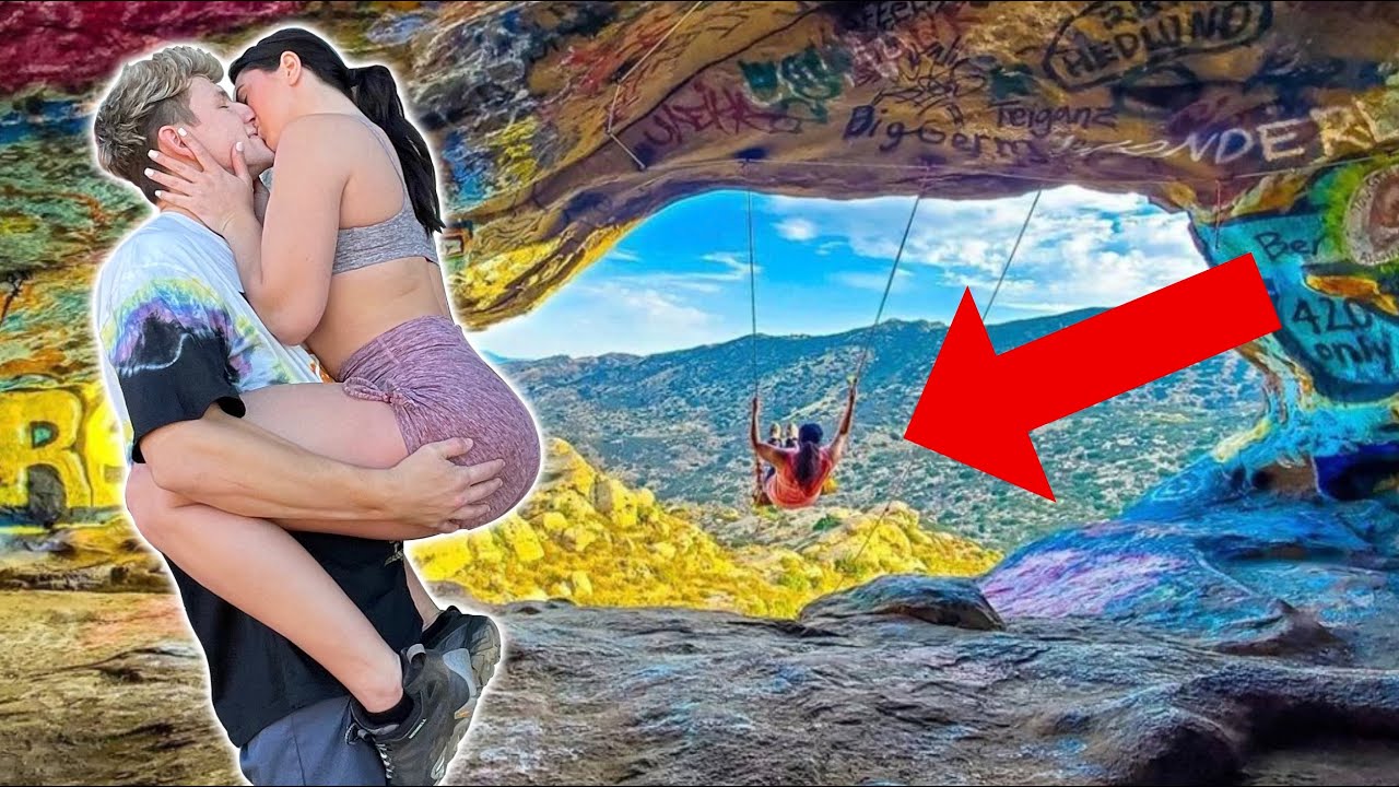 Hikers discover hidden cave system during outdoor mountain trek