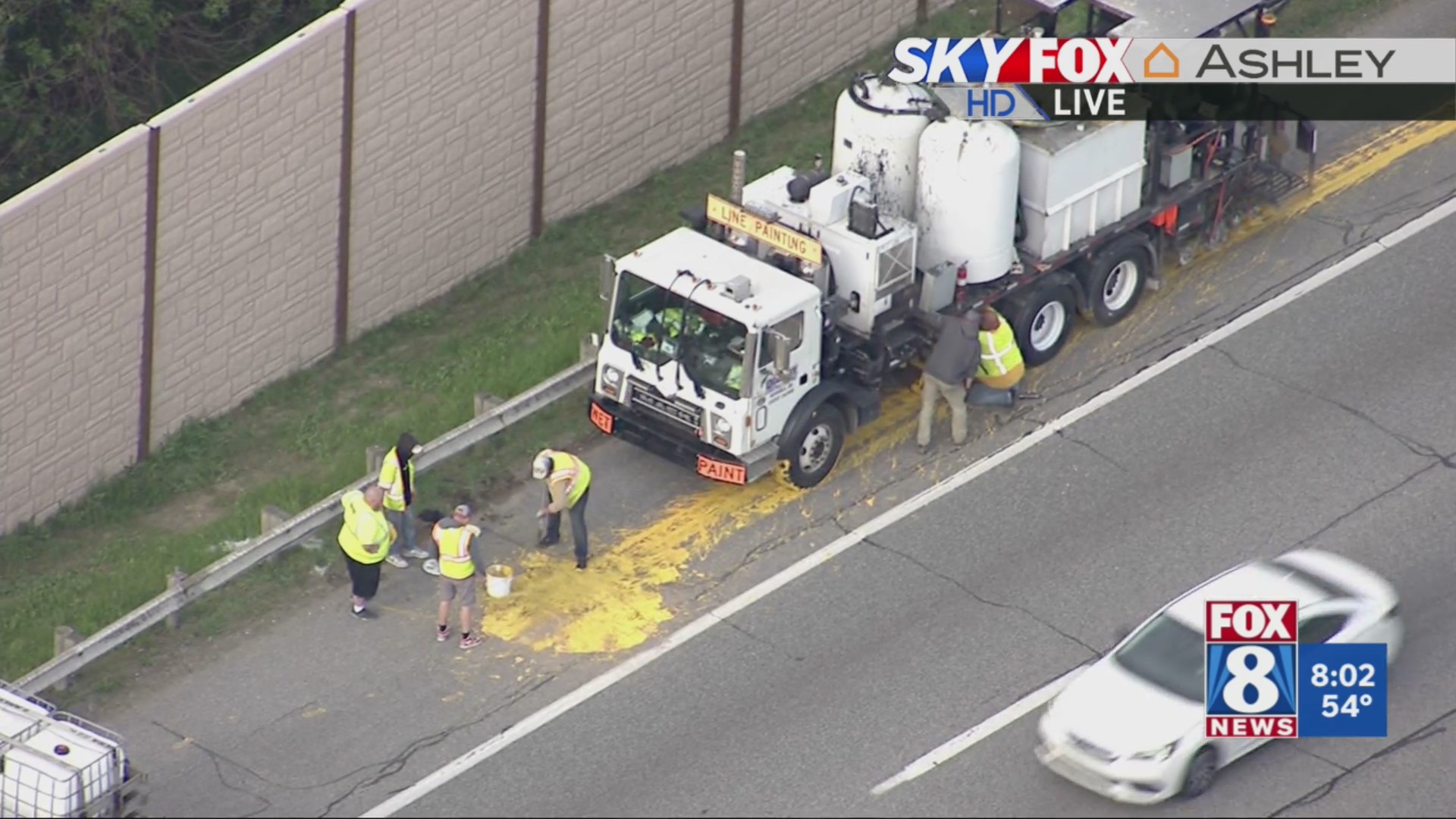 I-480 crash and backup