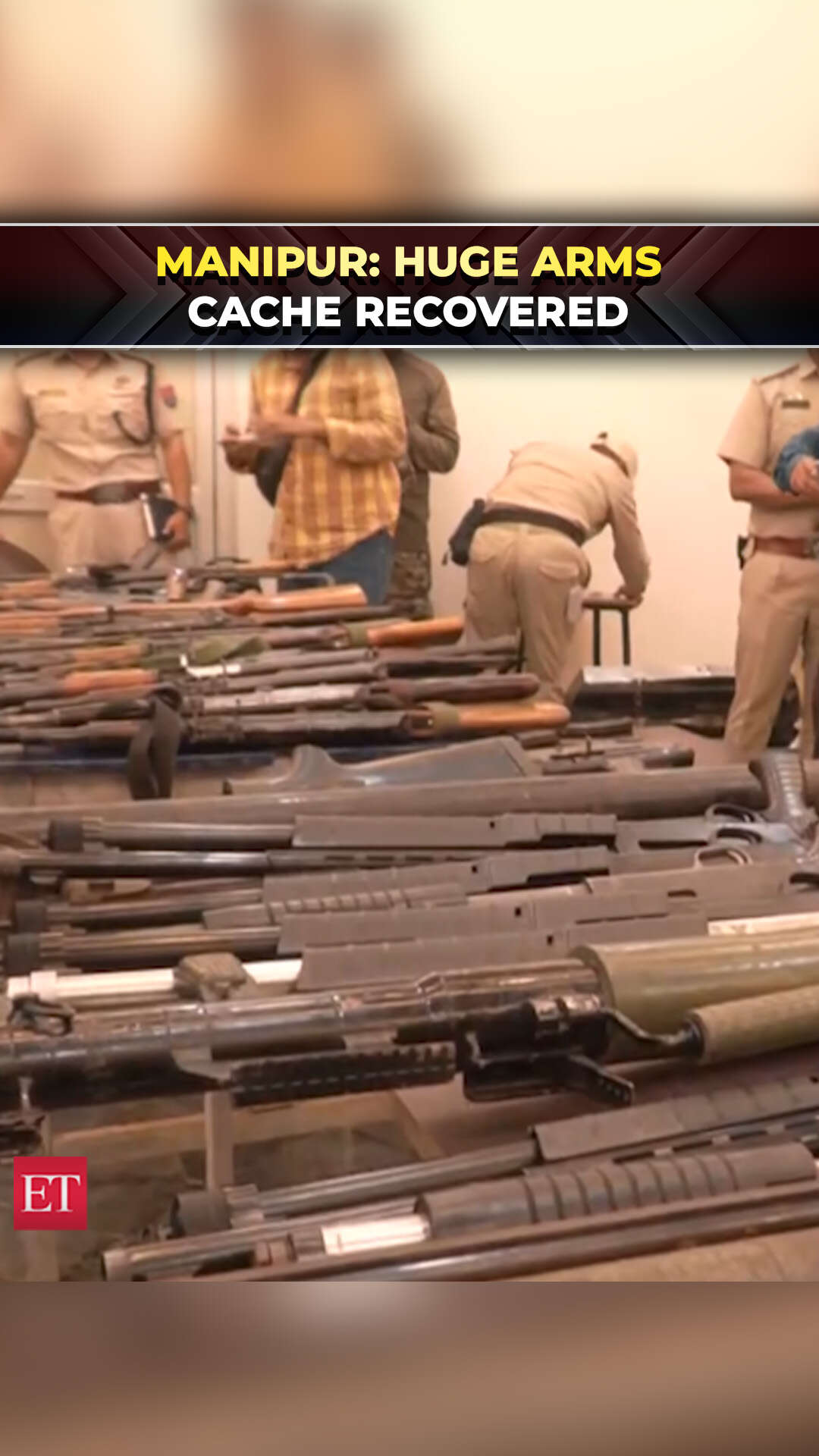 Security forces recover huge cache of arms and explosives during joint ...