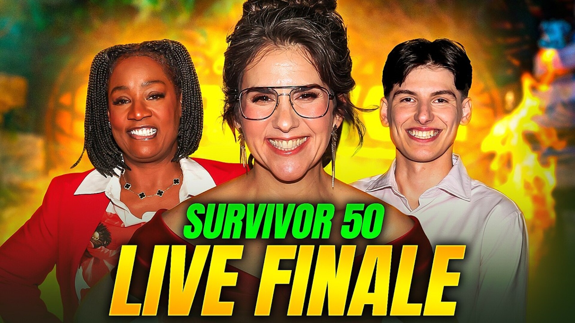 Survivor 50 cast & alums react to Aubry win, Jeff Probst flub at live ...