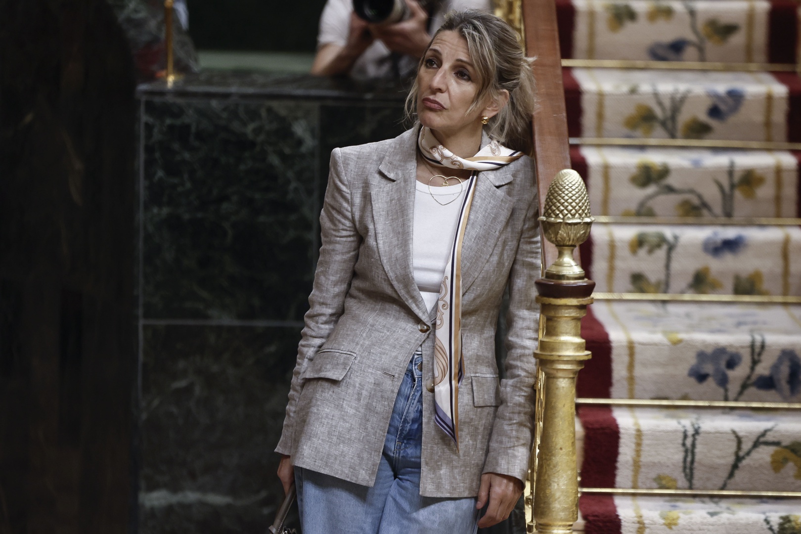 Yolanda Díaz insta al PP a ser valiente y presentar una moción de censura