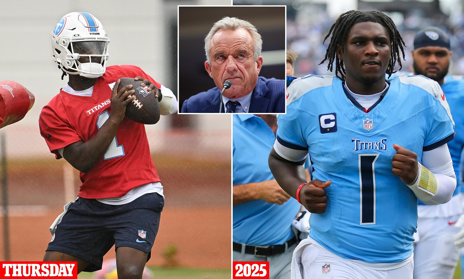 Starting NFL quarterback reveals dramatic weight loss as team cuts out ...