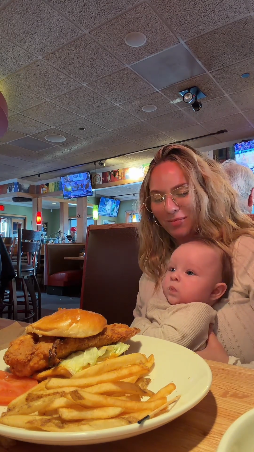 Friday night out as first-time parents