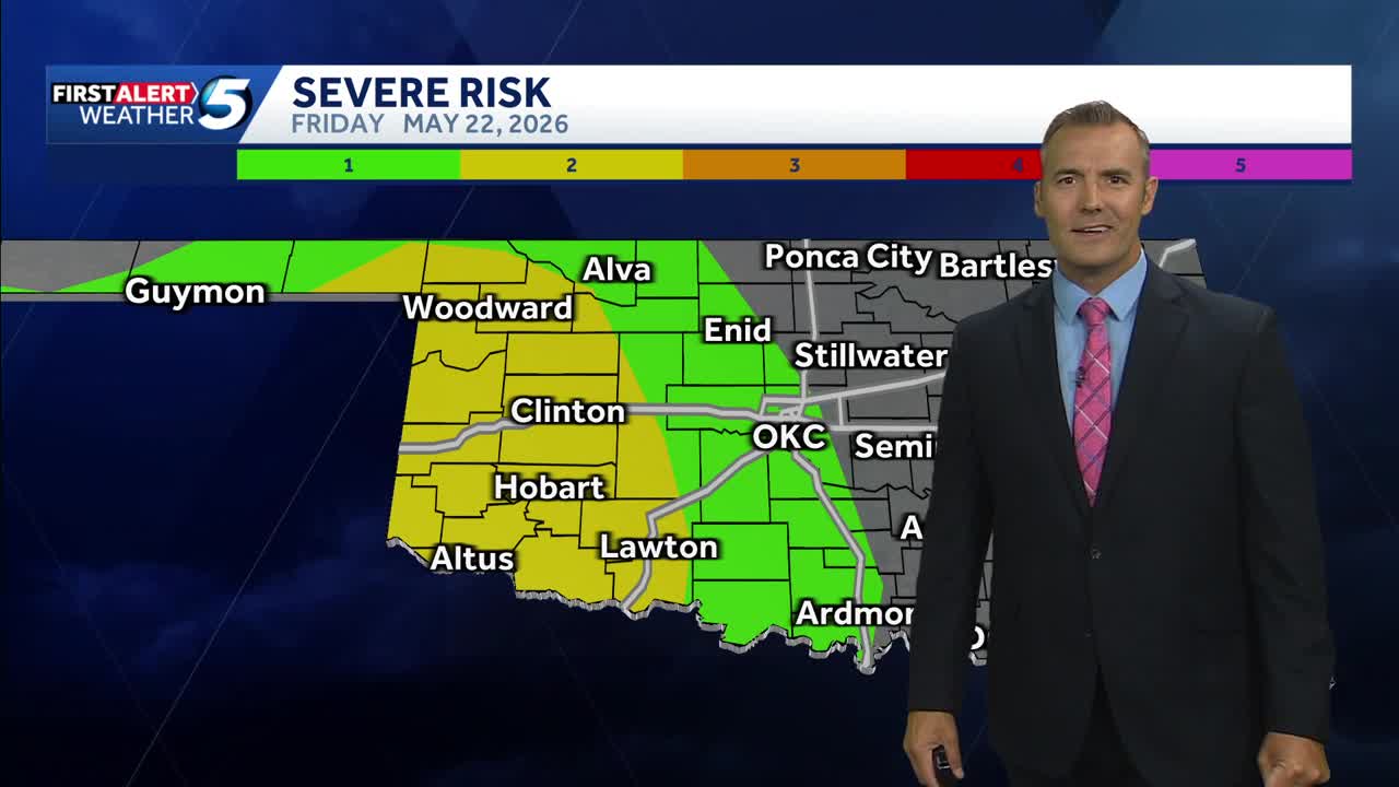Timeline: Oklahoma storms with hail and low tornado risk expected late ...