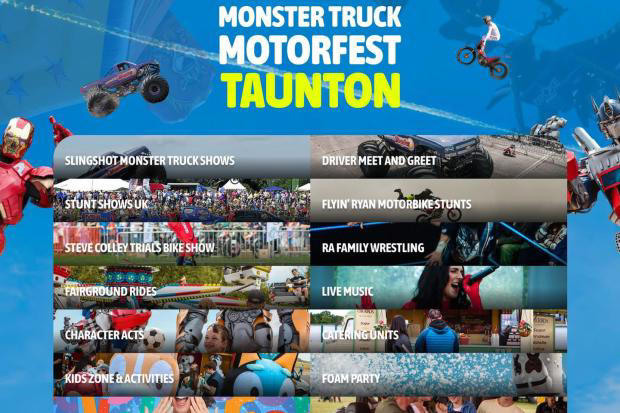 Monster Truck Motorfest heads to Taunton, Somerset this weekend