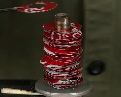 Transforming empty soda cans into amazing creations!