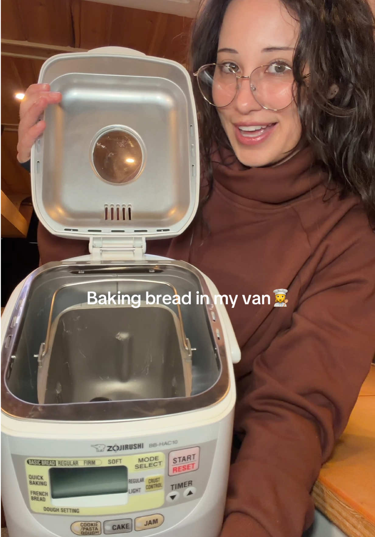 Solar powered van kitchen makes homemade bread possible anywhere