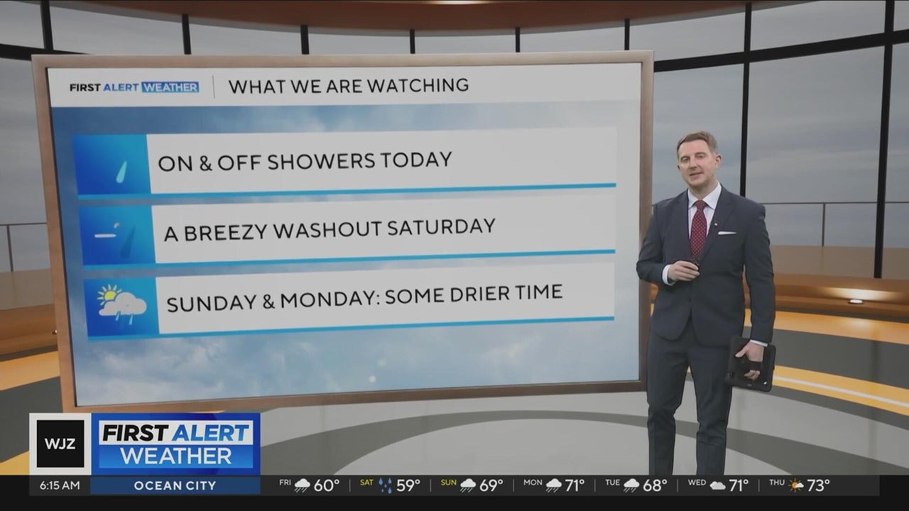 Some rain in the Memorial Day weekend forecast for Maryland