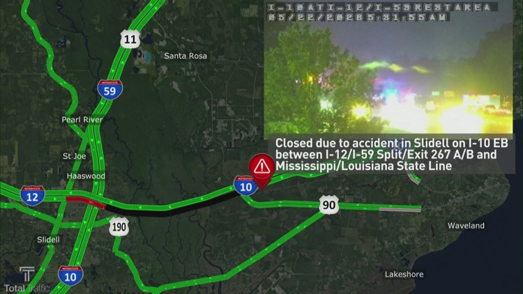 Traffic impact alert: All lanes reopen after fatal crash on I-10 near ...