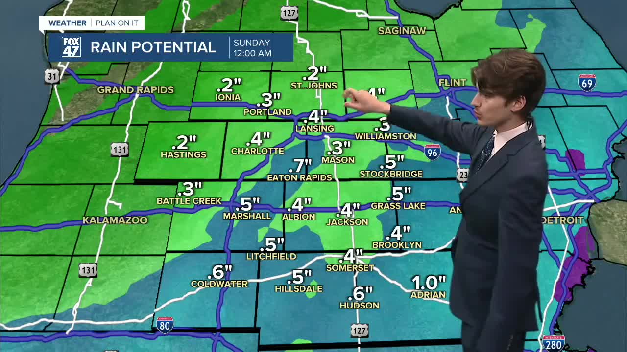 A soggy start to Memorial Day weekend across Mid-Michigan