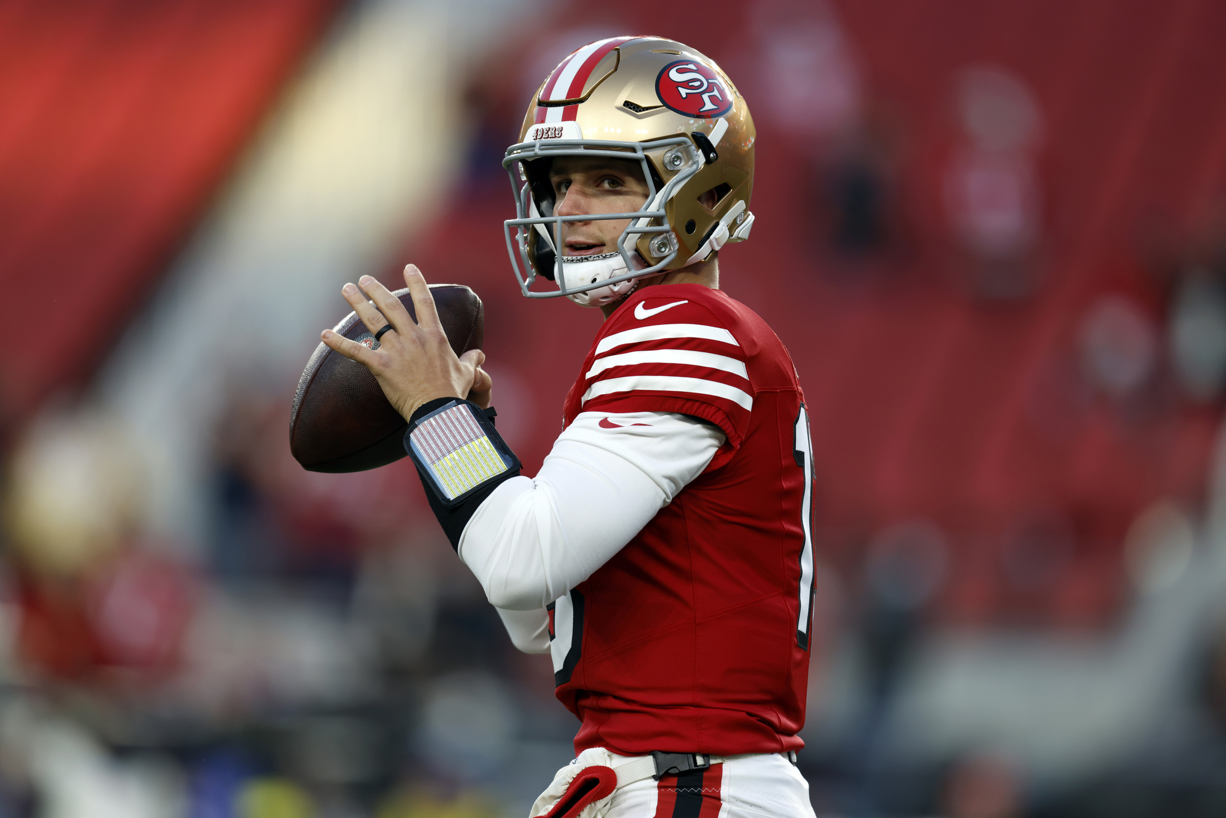 Why 49ers' Brock Purdy is glad he feels more pressure after Mike Evans ...