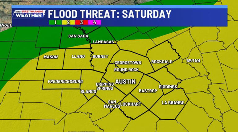 Increasing flood risk over Memorial Day weekend
