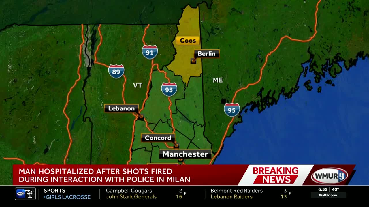 A man is injured after shots were fired with police in Milan