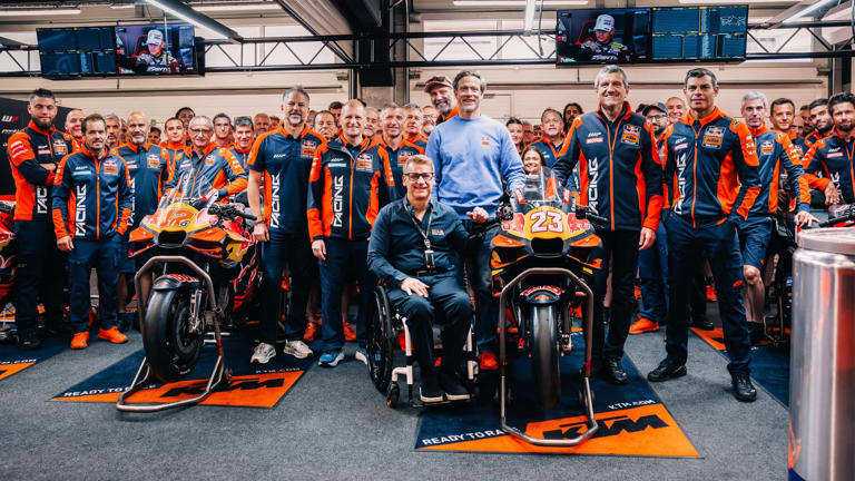 Tech3 is sticking with KTM power. KTM saved once again