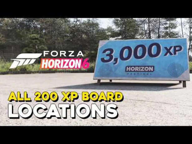 Forza Horizon 6 XP boards explained: Green, blue, and yellow rewards