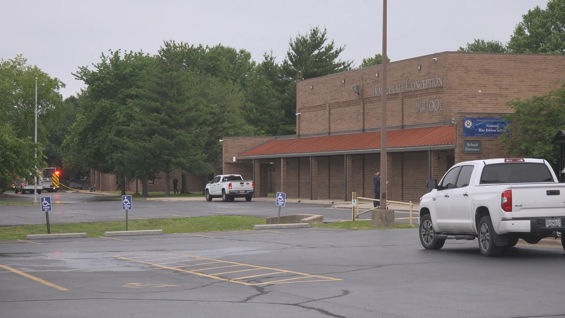 Break-in, fire reported at Immaculate Conception School in Springfield