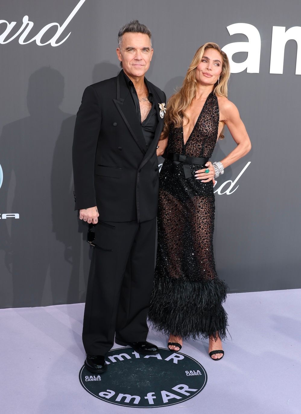 Cannes 2026 : Robbie Williams et son épouse Ayda Field font une rare ...