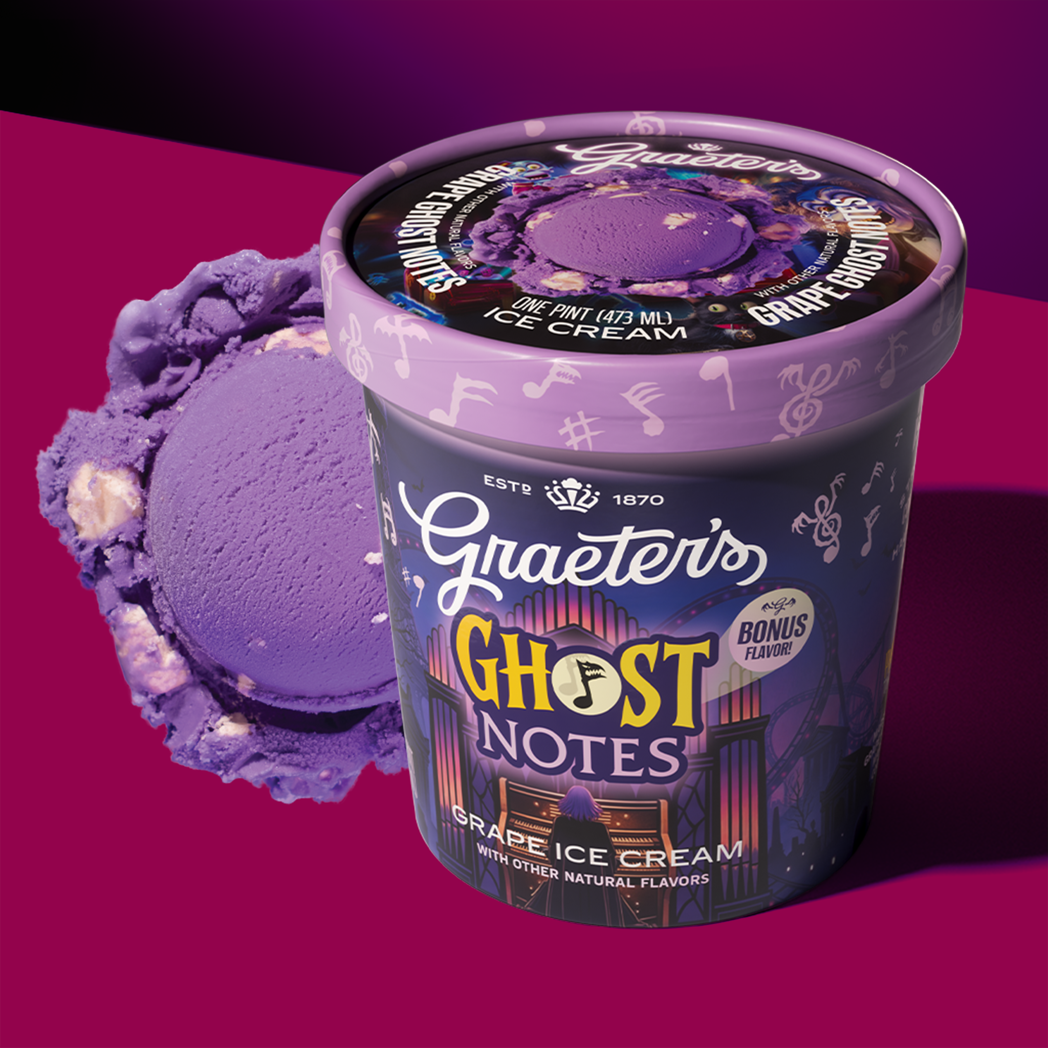 New Graeter’s ice cream inspired by ghostly return of Kings Island ride
