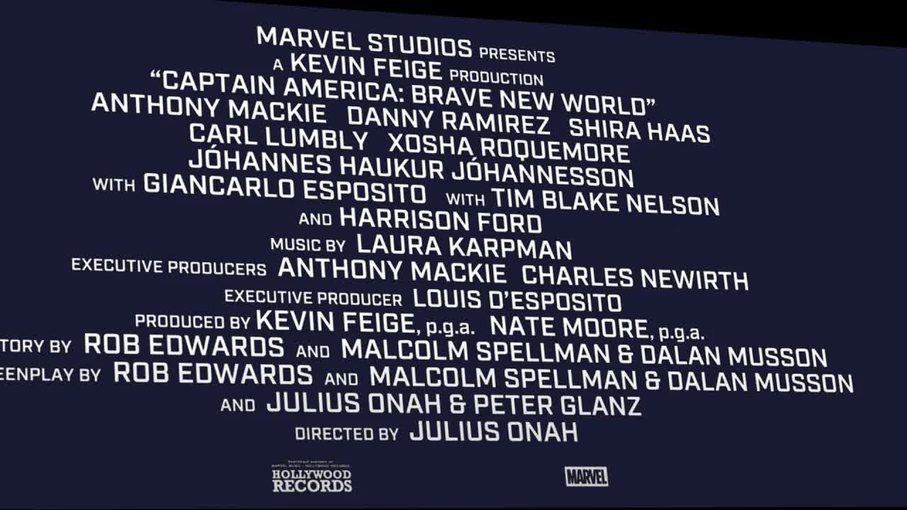 Captain America Brave New World leaked end credits | Proof test ...