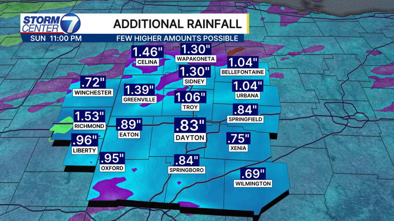 Rainy night ahead, chances linger into the weekend