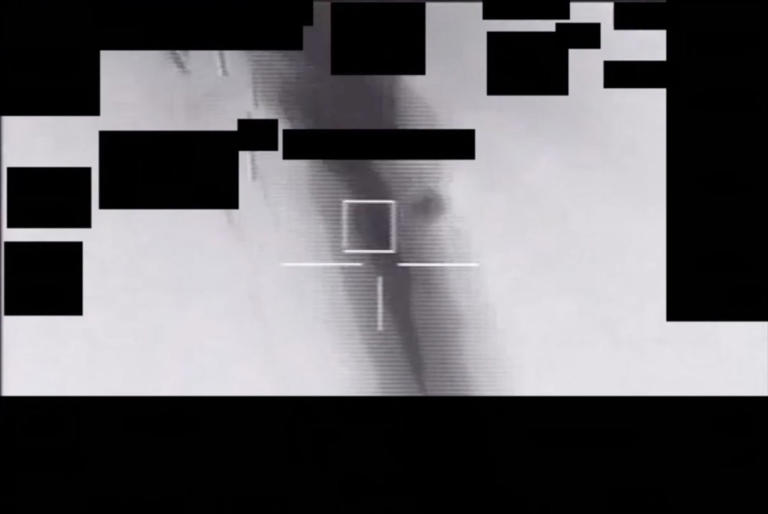 Explosive video of US fighter jet shooting down UFO over Michigan ...