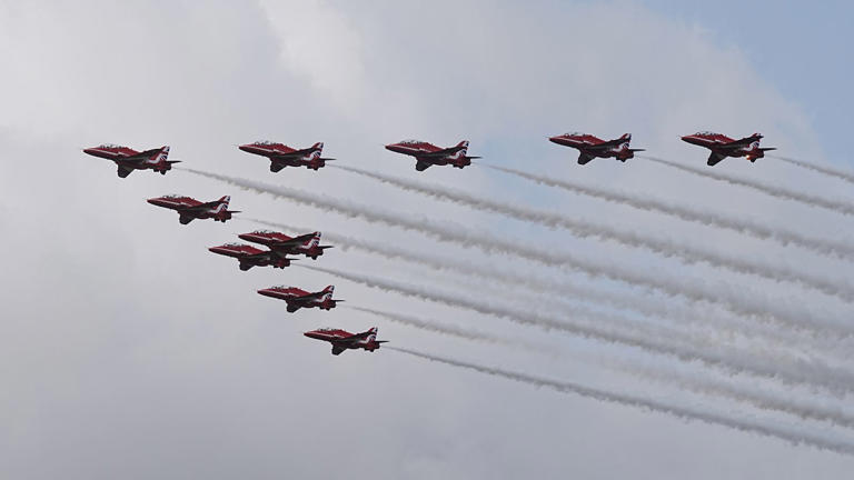 Red Arrows to fly with reduced numbers because of ageing engines