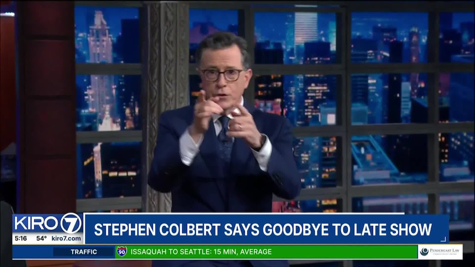 Video: Stephen Colbert says goodbye to Late Show