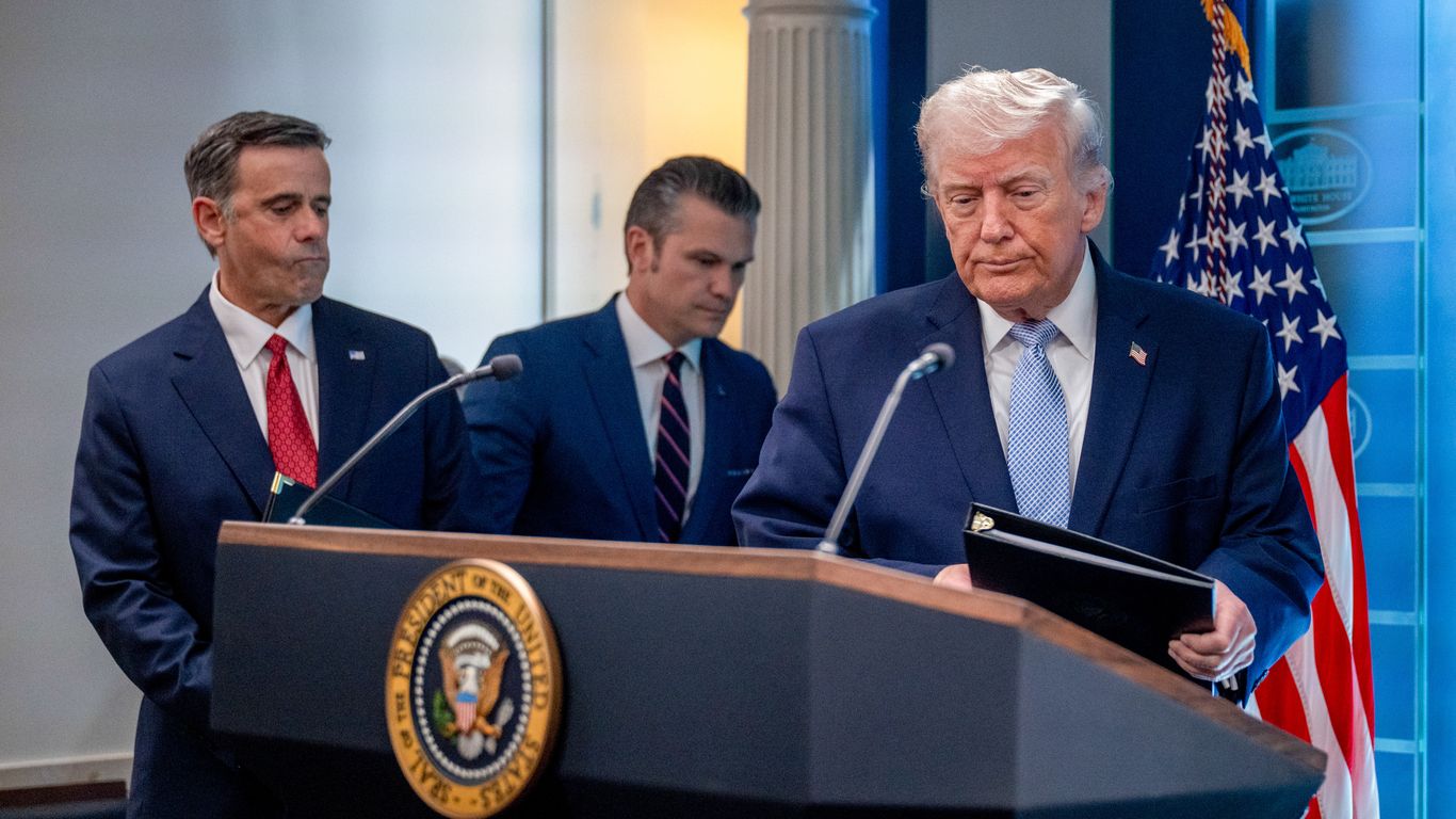 Trump met top advisers on Iran as he weighs return to war