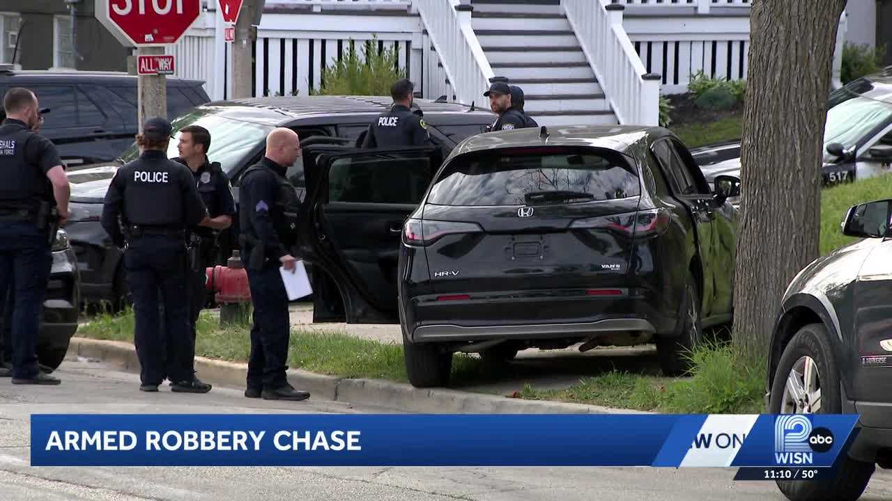 MPD: 5 arrested after chase involving stolen vehicle wanted in robbery