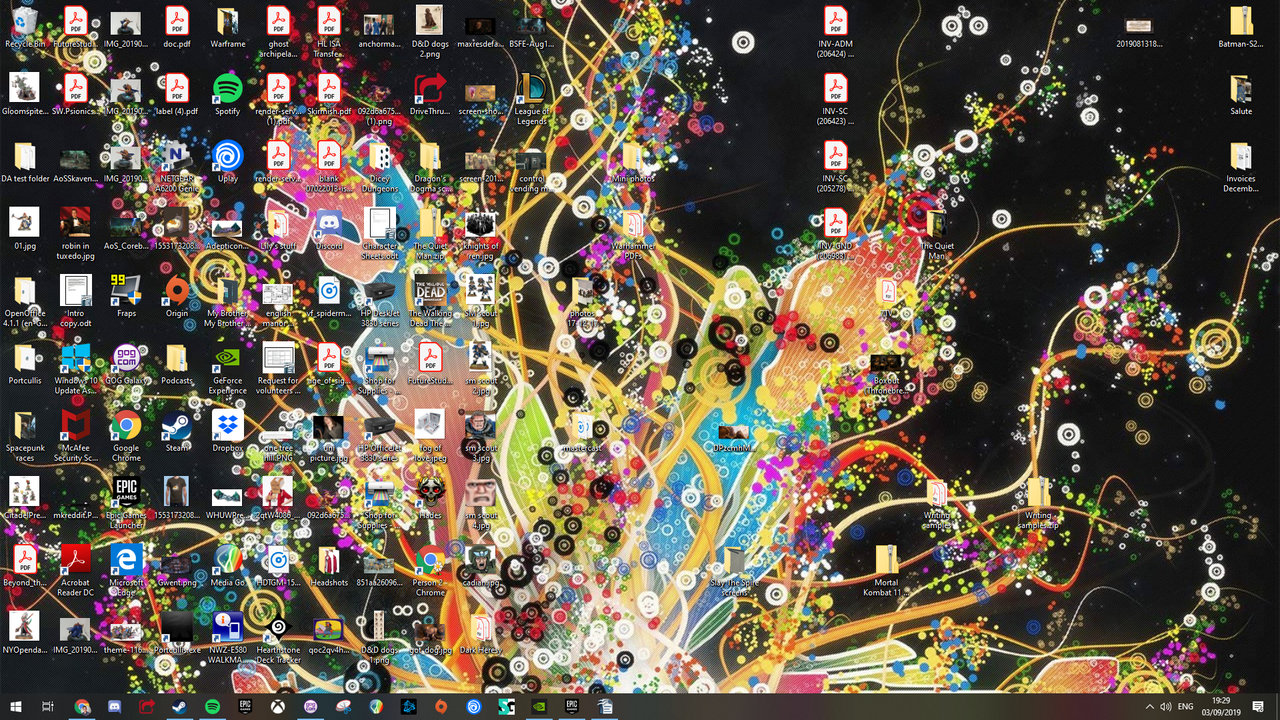 How could you just let your desktop get like this?