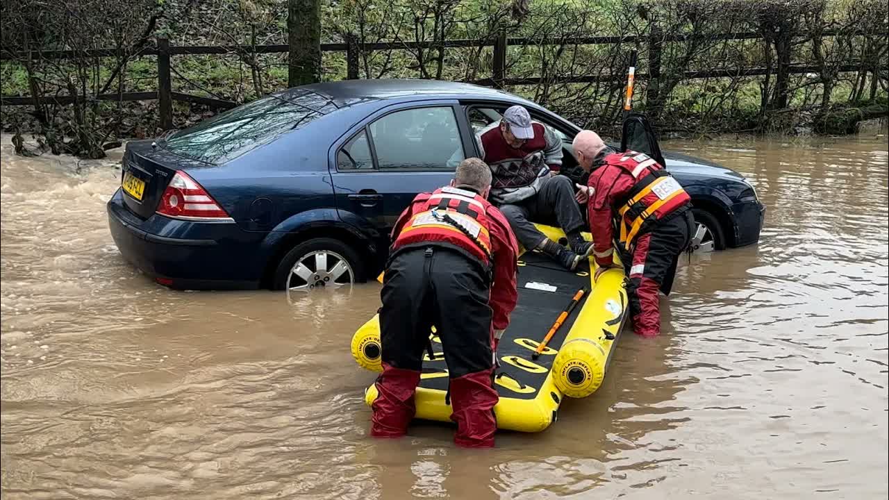 Bro ignored the flood signs and unlocked the rescue mission