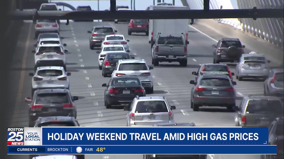 Memorial Day travel rush underway as gas prices soar
