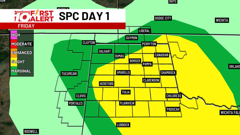 First alert: Severe thunderstorms possible this evening