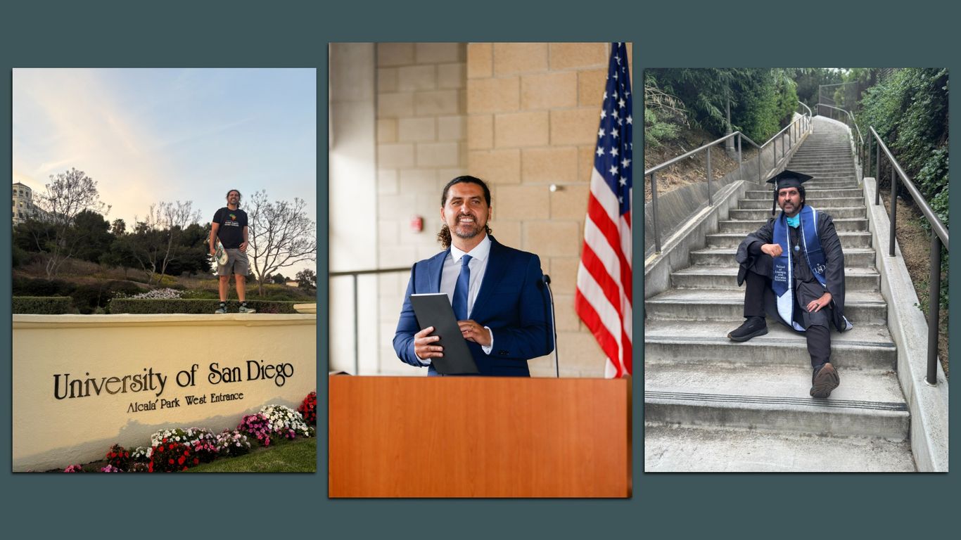 After prison, a San Diego man is graduating with a master's degree