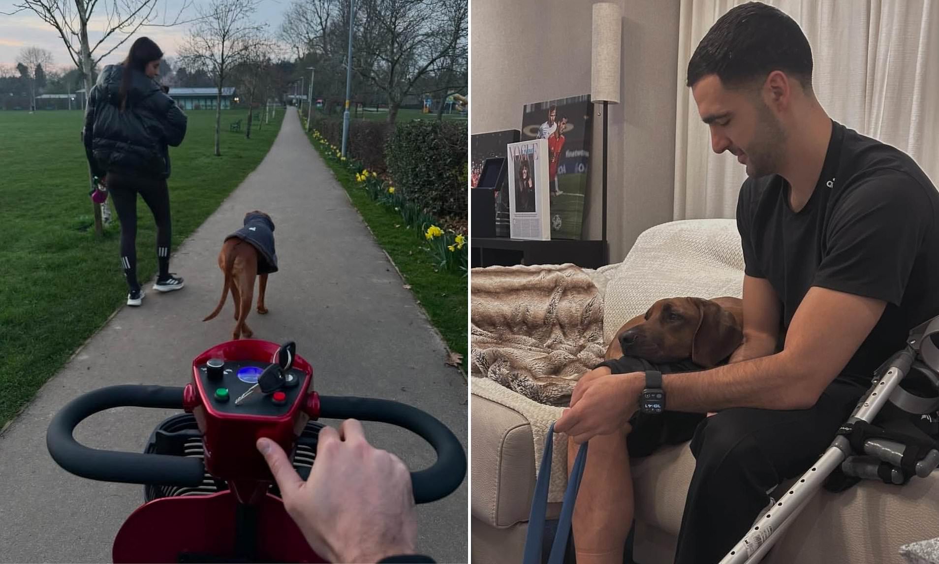 Revealed: How Mikel Merino's injury was so bad he had to use a mobility ...