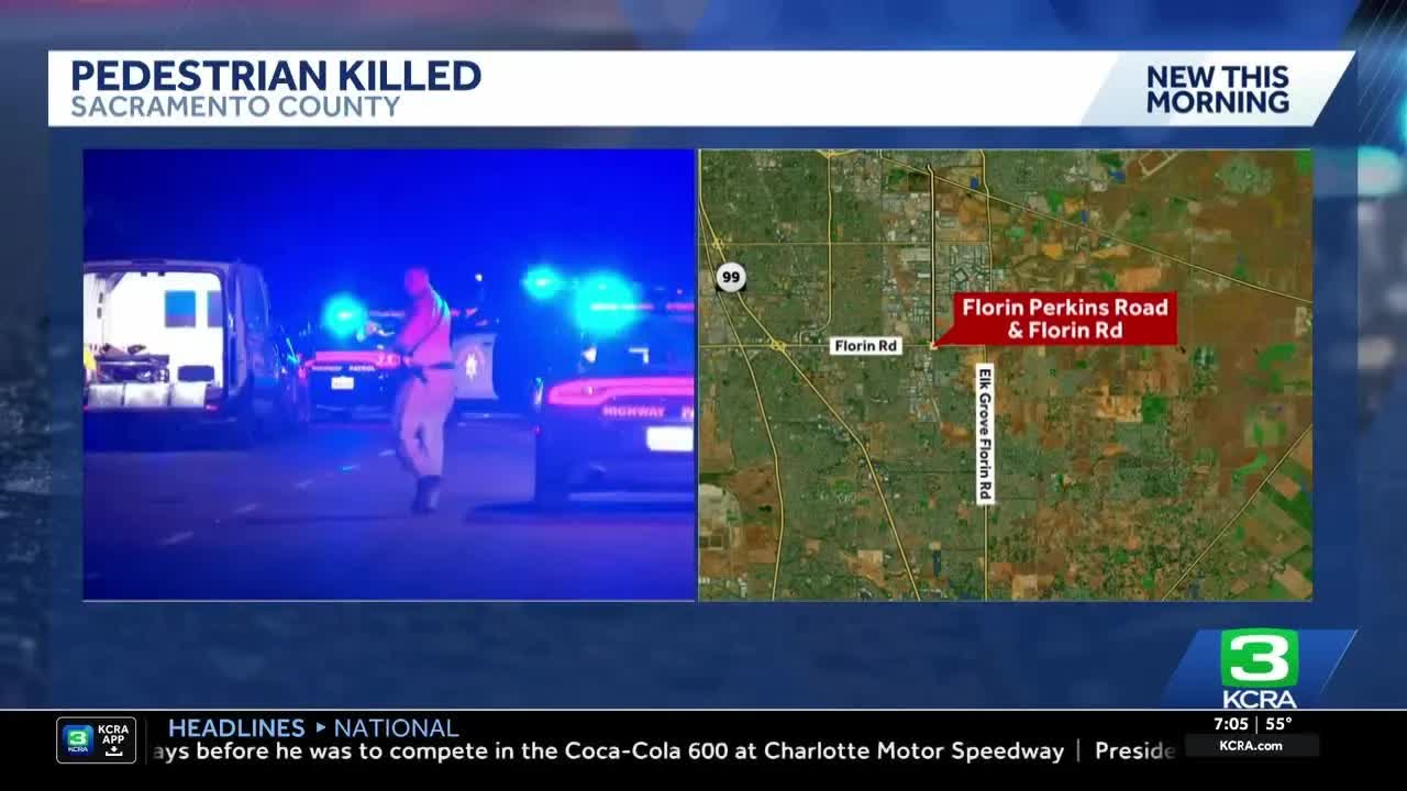 Pedestrian dies after being hit by vehicle in Sacramento County