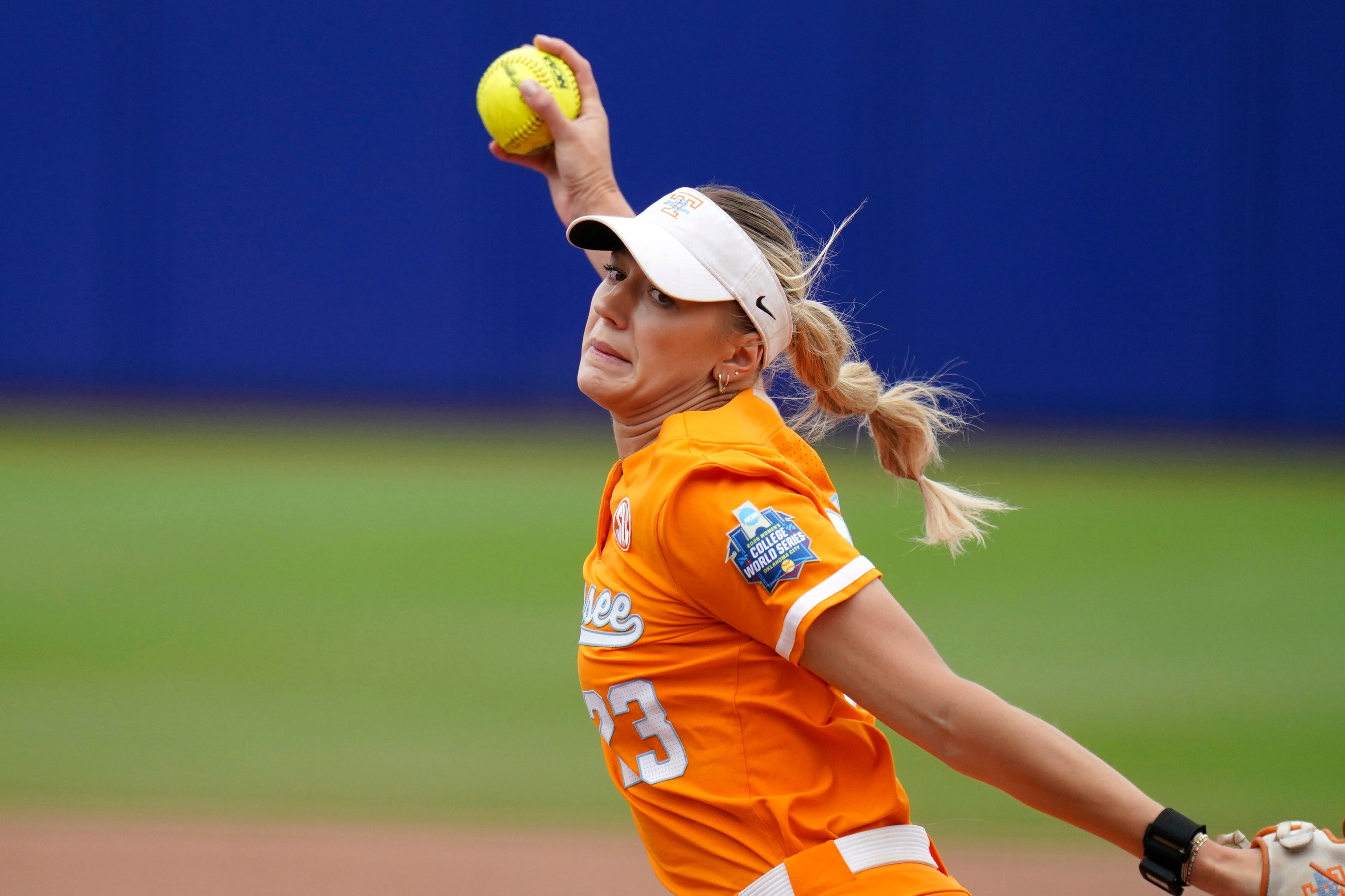 She's on the cusp of a softball milestone