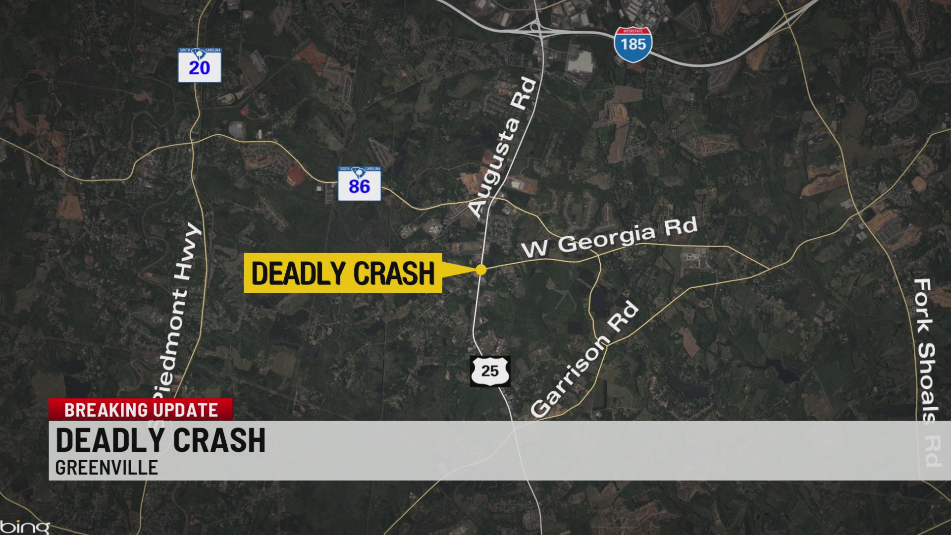 One dead in three-vehicle crash along US 25 in Greenville Co.