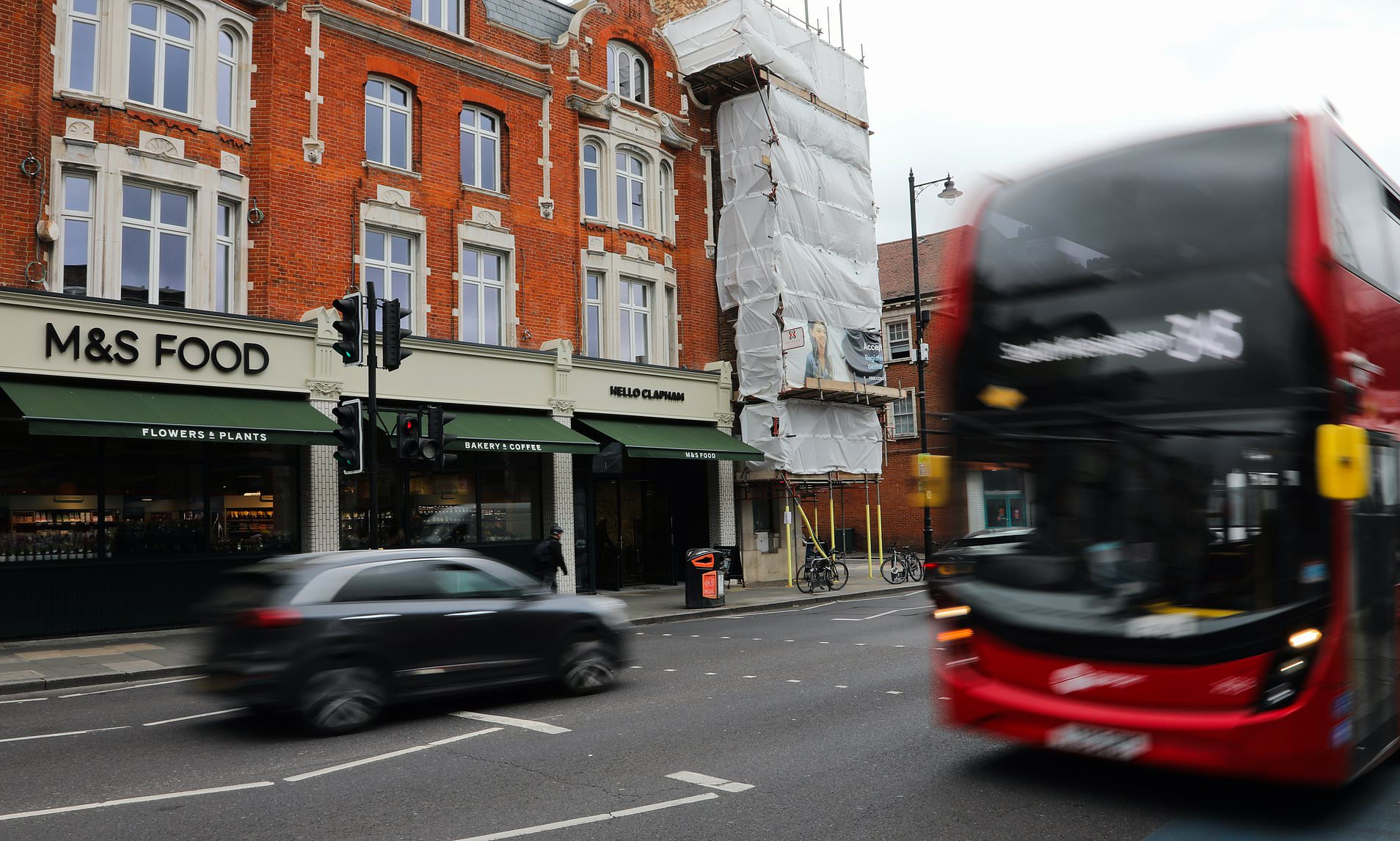 Elderly pedestrian dies in collision with lorry on busy London high street