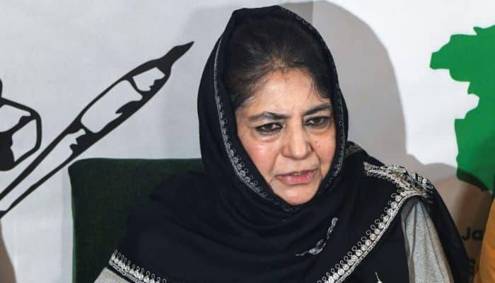 J-K: PDP chief Mehbooba Mufti backs Kashmiri Pandits protesting NFSA ...