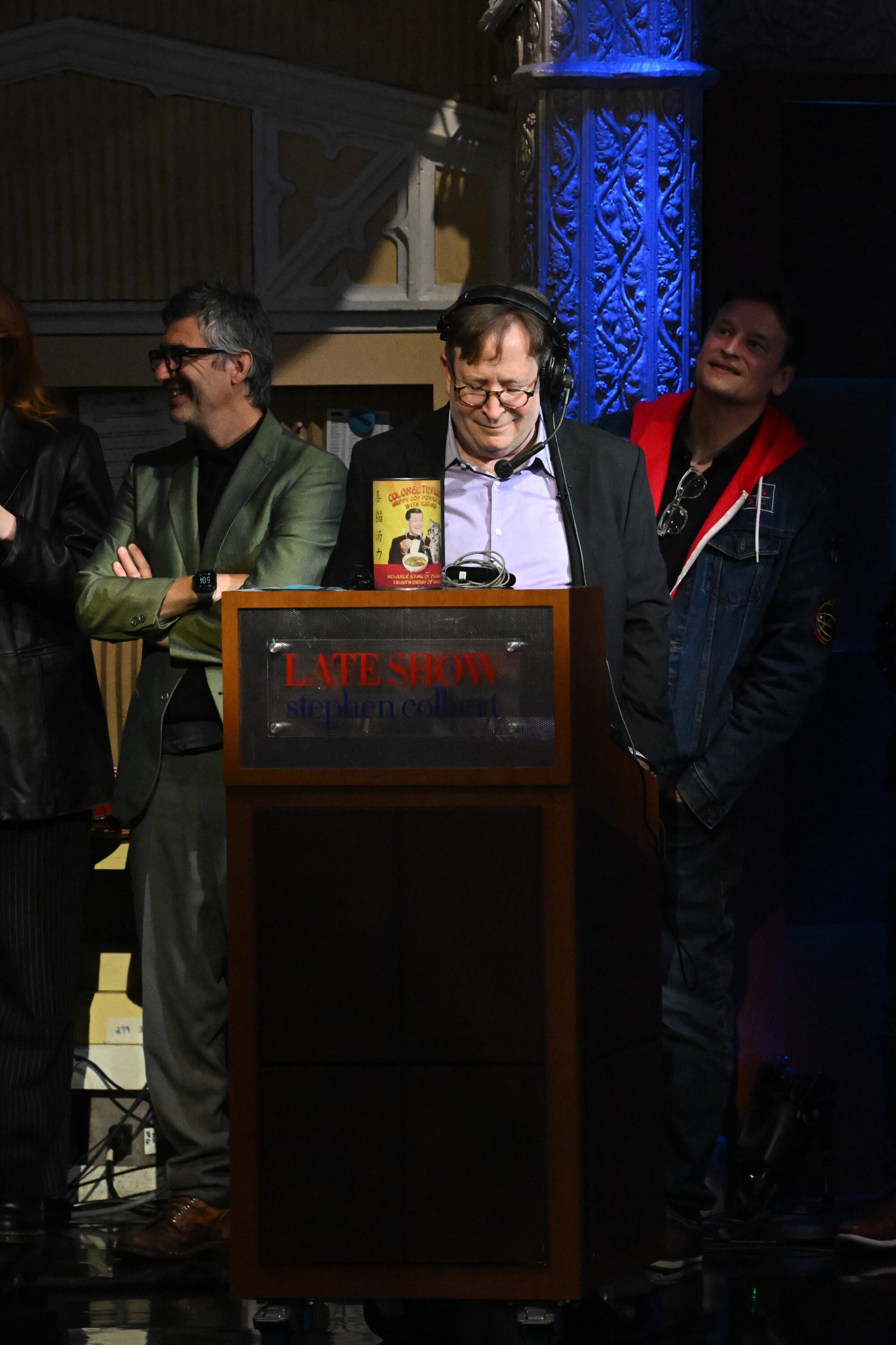 The Late Show with Stephen Colbert and during Thursday’s May 21, 2026 show.